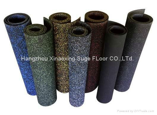 Rubber Flooring Roll For Gym Room 