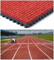 IAAF certified Prefabricated Rubber Running Flooring