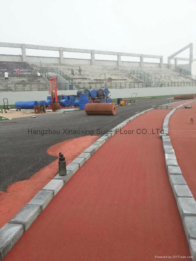 IAAF Certified Prefabricated Rubber Runway Flooring 3