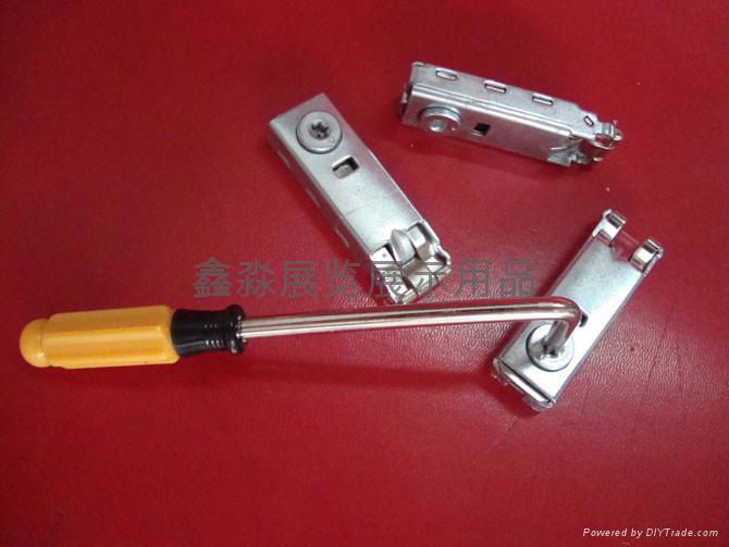 Chinese tension lock for exhibition booth,Octanorm 8K lock, booth connector 4