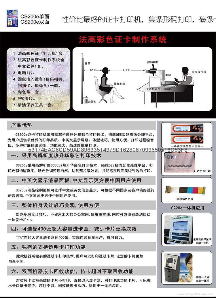 Hiti CS200e多功能彩色証卡打印機 3