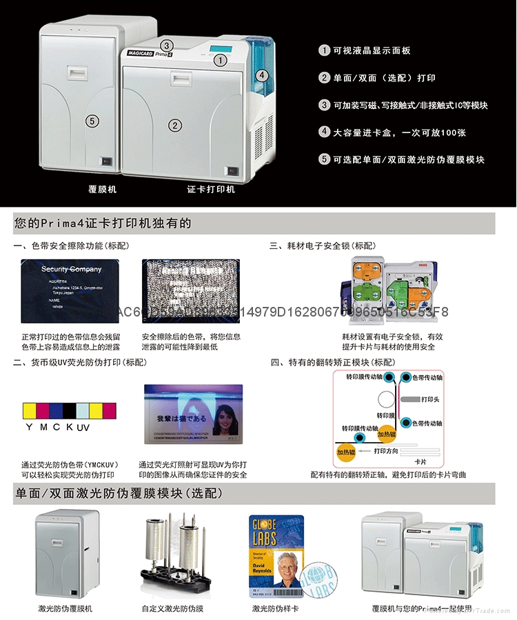 Prima 4再轉印健康証打印機 3