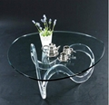  acrylic cocktail table lucite glass table