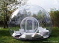 outdoor plexiglass sphere house 