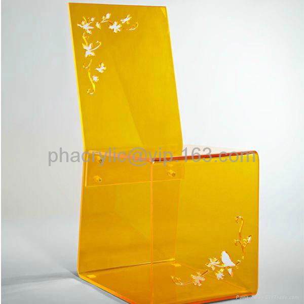 plexiglass dining chair  3