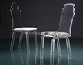acrylic transparent dining chair  perpex glass lucite chair