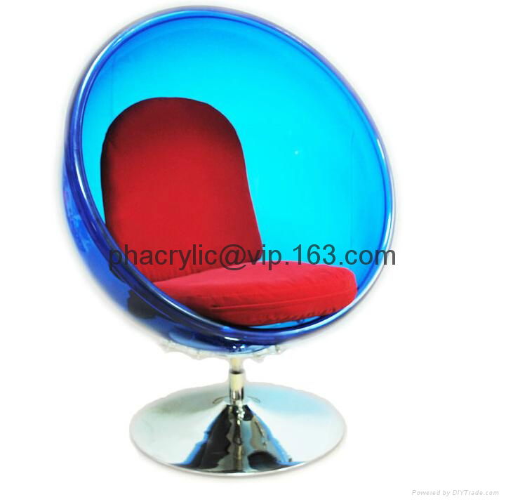 ACRYLIC BUBBLE ROTATING CHAIR