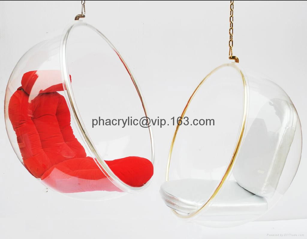 Acrylic bubble hanging chair 2