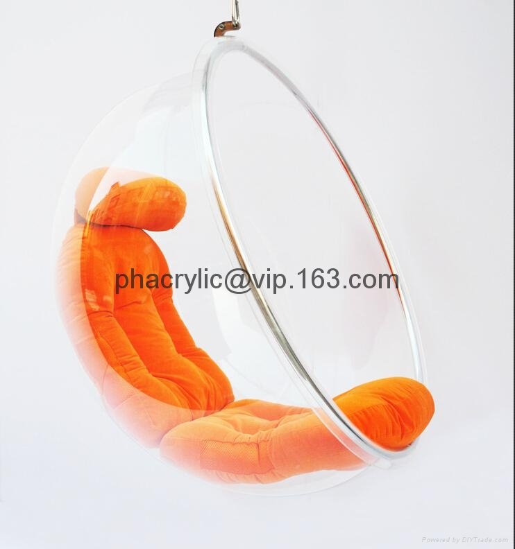 Acrylic bubble hanging chair 4