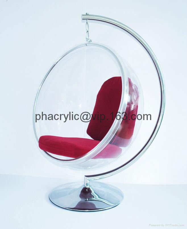 PLEXIGLASS BUBBLE HANGING CHAIR 4