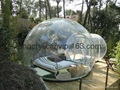 outdoor plexiglass sphere house 