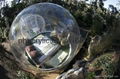 outdoor plexiglass sphere house  6