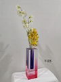 new style grade dyed colored acrylic  vase