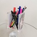 Acrylic pen holder with photo frame
