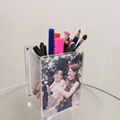 Acrylic pen holder with photo frame 3