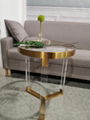 ACRYLIC ROUND SIDE TABLE， PLEXIGLASS SIDE TABLE， PERSPEX SIDE TABLE