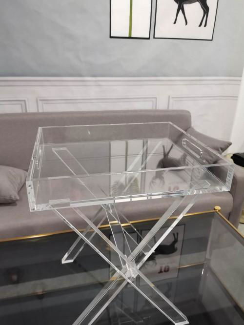 PLEXIGLASS ACRYLIC CLEAR  COFFEE TABLE 4