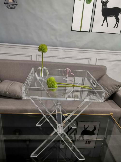 PLEXIGLASS ACRYLIC CLEAR  COFFEE TABLE 5