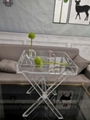 PLEXIGLASS ACRYLIC CLEAR  COFFEE TABLE