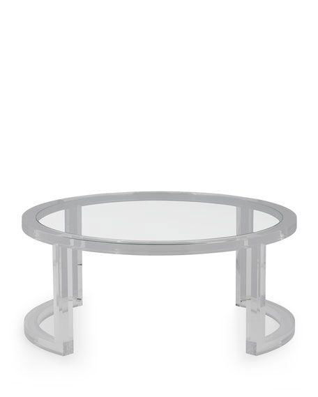 ACRYLIC ROUND SIDE TABLE， PLEXIGLASS SIDE TABLE， PERSPEX SIDE TABLE 3