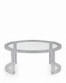 ACRYLIC ROUND SIDE TABLE， PLEXIGLASS SIDE TABLE， PERSPEX SIDE TABLE 3