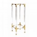 ACRYLIC FLOWER RACK, lucite flower stand