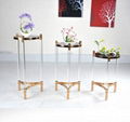 ACRYLIC FLOWER RACK, lucite flower stand