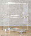 Acrylic Bedside bookcase 4