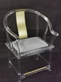 Chinese classic style acrylic chair with armrest