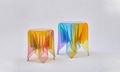 Multi-Colored Acrylic Rainbow Side Table 1