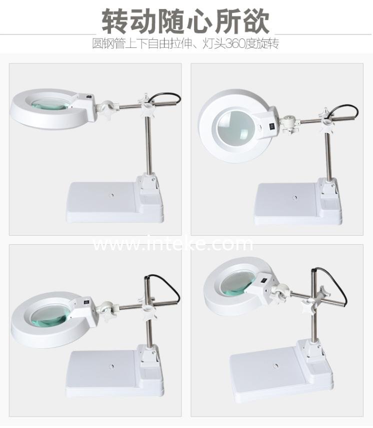 INTEKE SK-A Magnifying Desk Lamp(Lift) 2