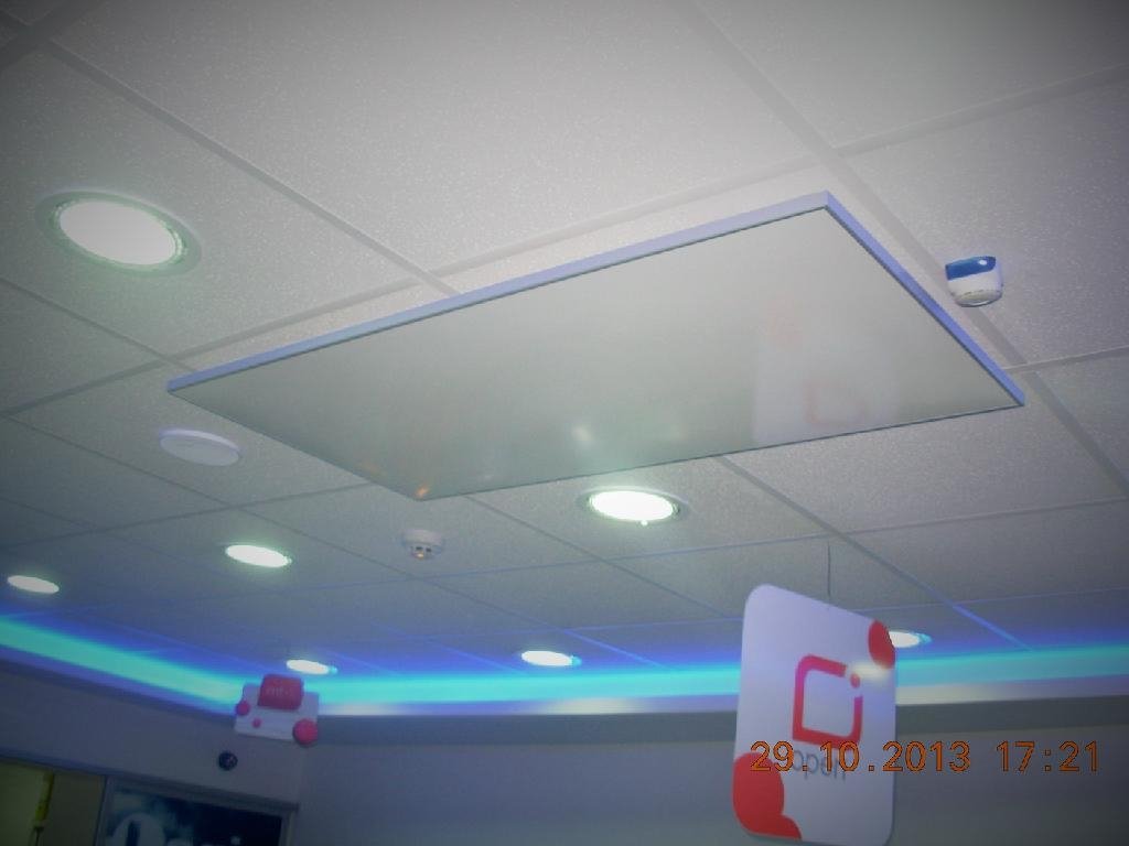 Suspended ceiling heater