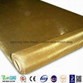 100% Pure brass wire mesh brass screen cloth for filter/sound insulation 2