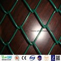 gardeb use pvc coated galvanized green vinyl coated chain link fence 4