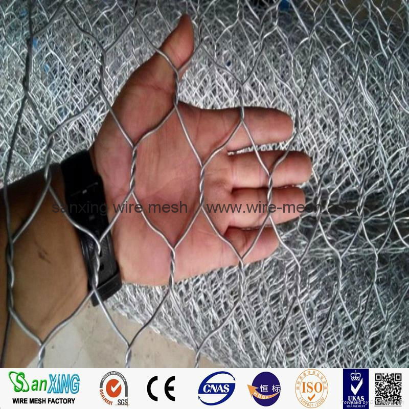 China supplier galvanized chicken wire mesh/PVC coated hexagonal wire mesh(facto 4