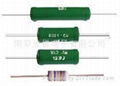 Power coated wirewound resistor