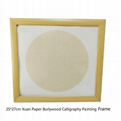 25*27cm Xuan Paper art works wooden Frame 