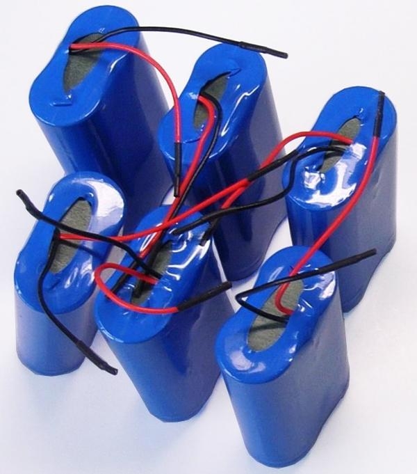 18650 Lithium Ion Battery Pack with 1800mAh Nominal Capacity 18650