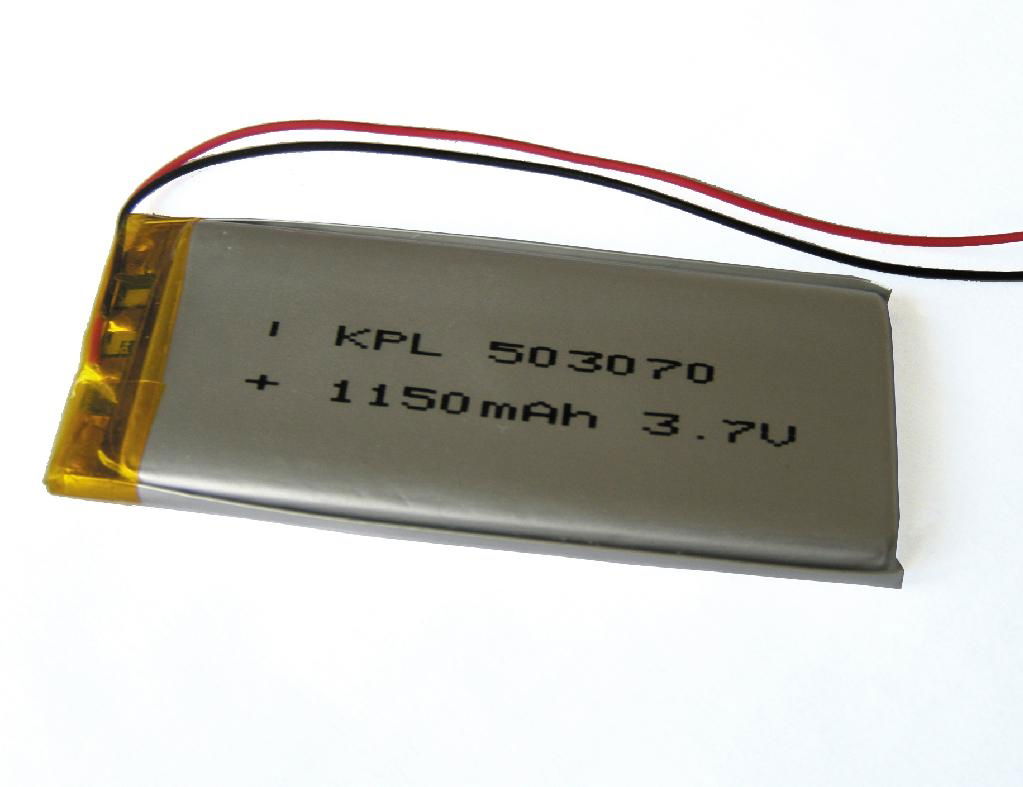 GPS Lithium-ion Polymer Batteries with 3.7V 1100mAh