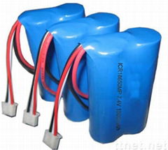 18650 Lithium Ion Battery Pack with 1800mAh Nominal Capacity 