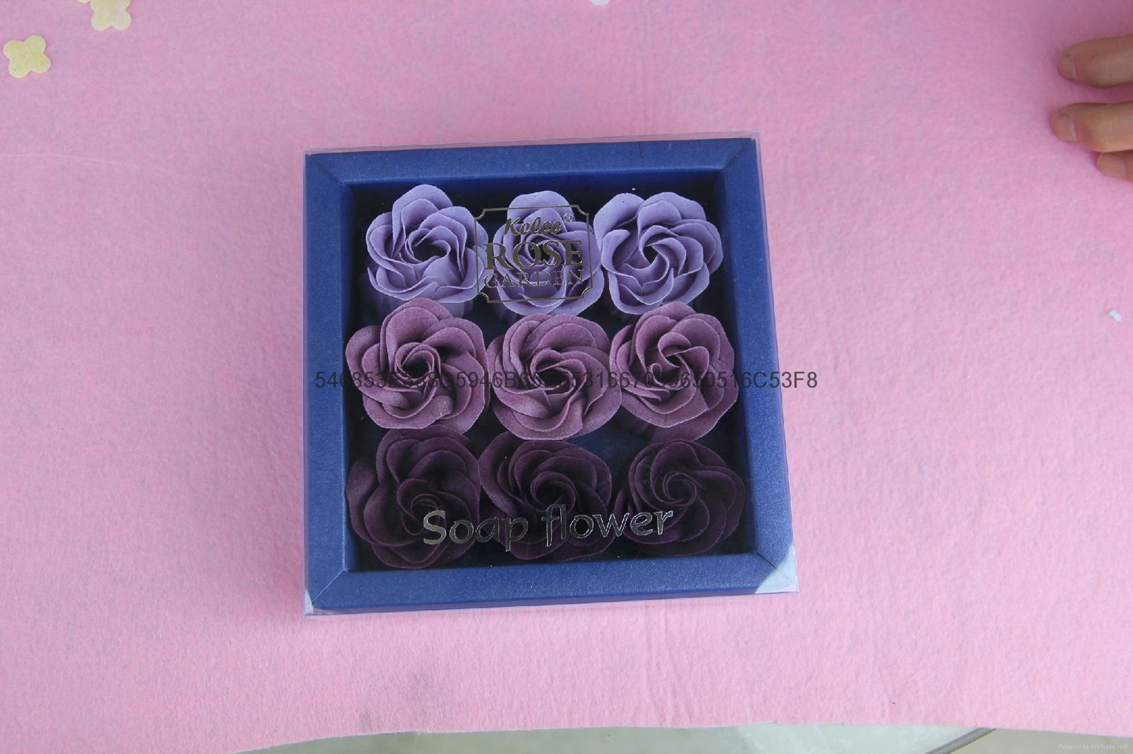 Four fine paper soap soap flowers and practical 3