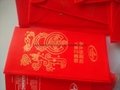 Soluble red envelope paper soap