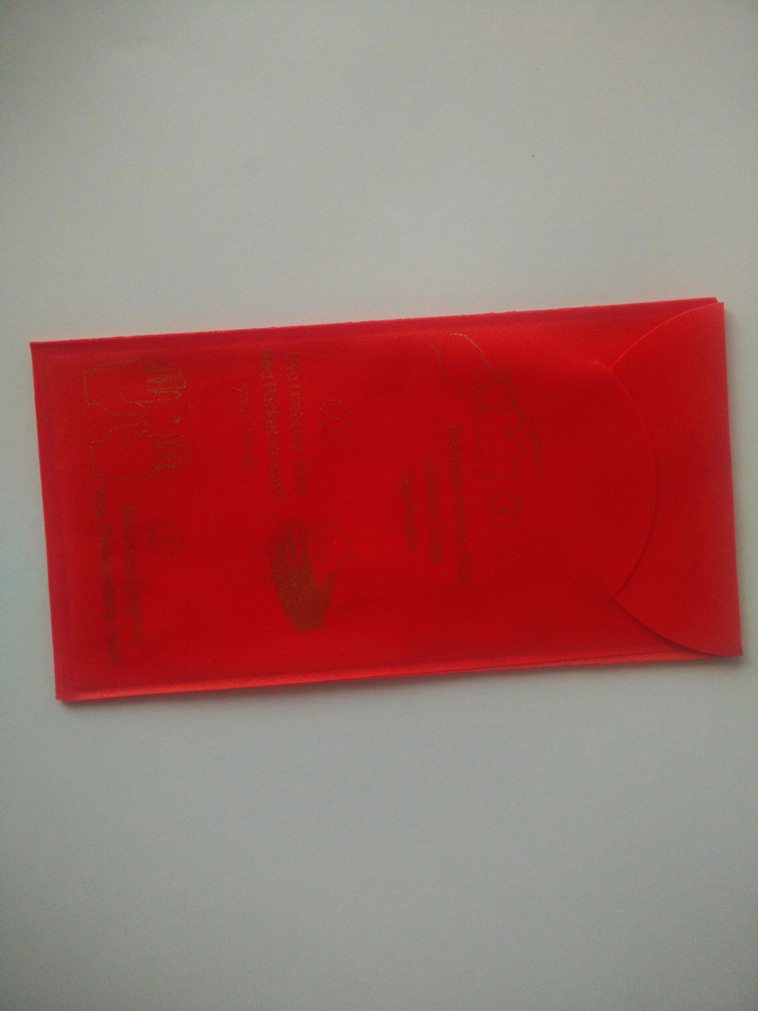 Soluble red envelope paper soap 5