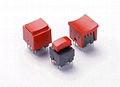 Square shaped pushbutton switch