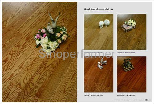 Nature Solid Oak  Hardwood Flooring 3