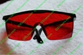 laser glasses goggles for 532nm green laser/405nm-445nm blue laser free shipping
