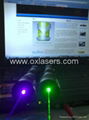 200mw handheld burning waterproof green laser pointer +adjustable lens+free ship