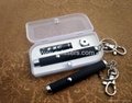50mw 1.5v green laser pointer with key chain/green laser pen free shipping 