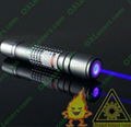 1000mW 445nm waterproof focusable true blue laser pointer burning torch 1