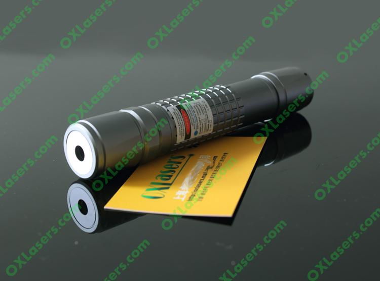 1000mW 445nm waterproof focusable true blue laser pointer burning torch 2